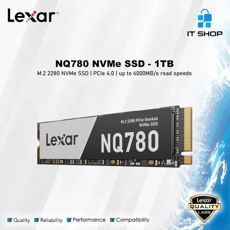 اس اس دی لکسار ظرفیت 1TB ترابایت مدل Lexar NQ780 1TB NVMe PCIe 4.0 - Image 2